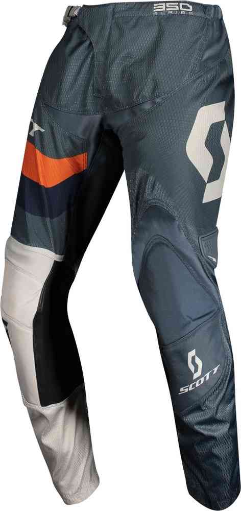 цена Обычные брюки для мотокросса 350 Track Scott, синий/оранжевый