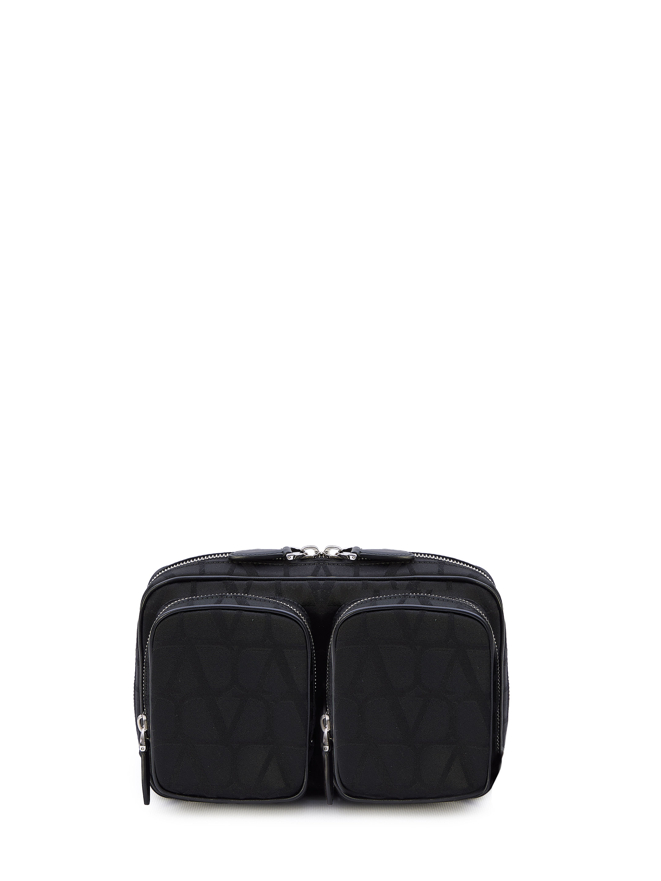Сумка кросс-боди Valentino Garavani Toile Iconographe, черный дорожная сумка с одним отделением и съемным ремнем blackwood albion black