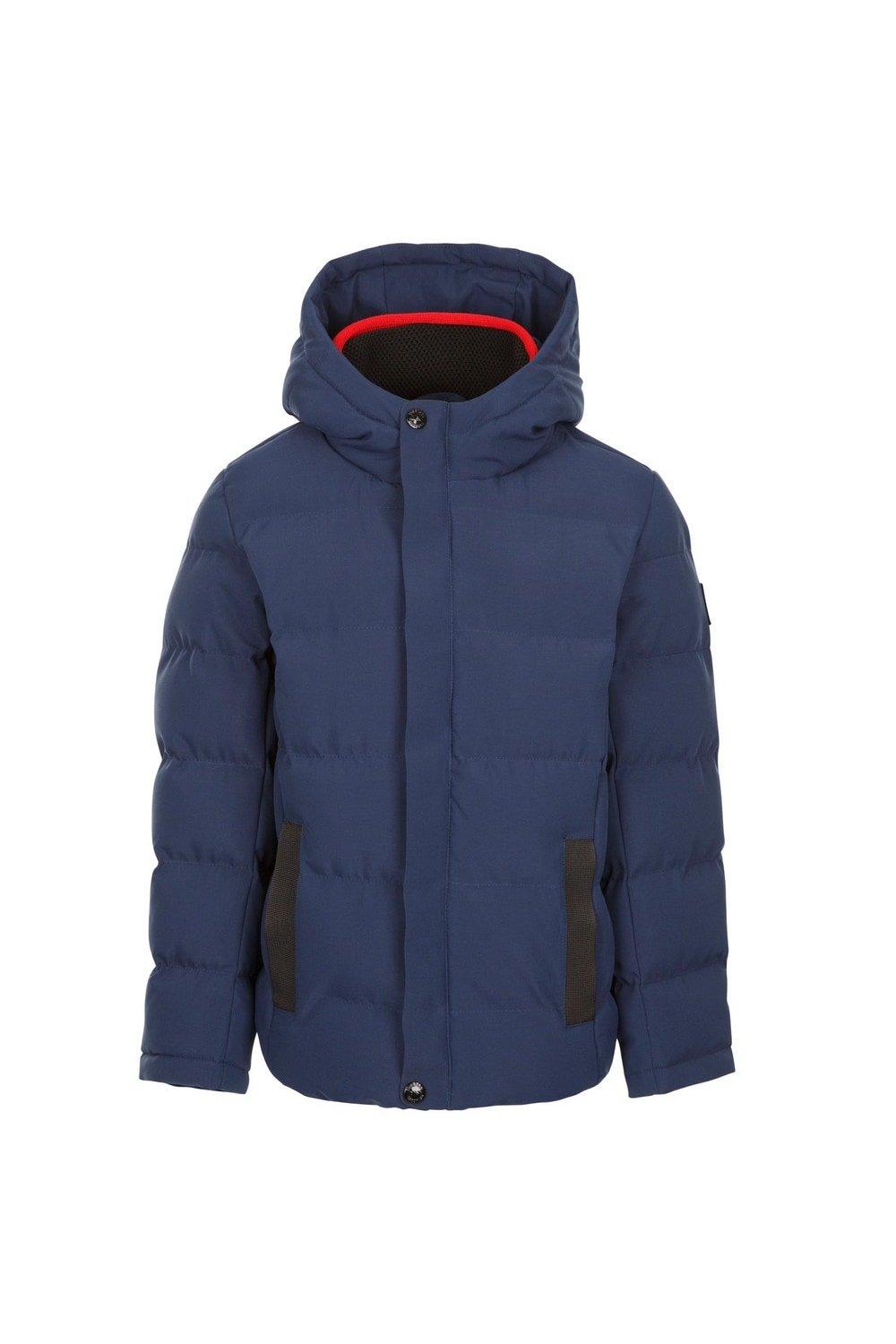 Куртка Хаббтон Trespass, темно-синий мужская стеганая куртка корейская версия японского пуховика зимнее пальто с капюшоном стеганая куртка для мужчин зима 2023