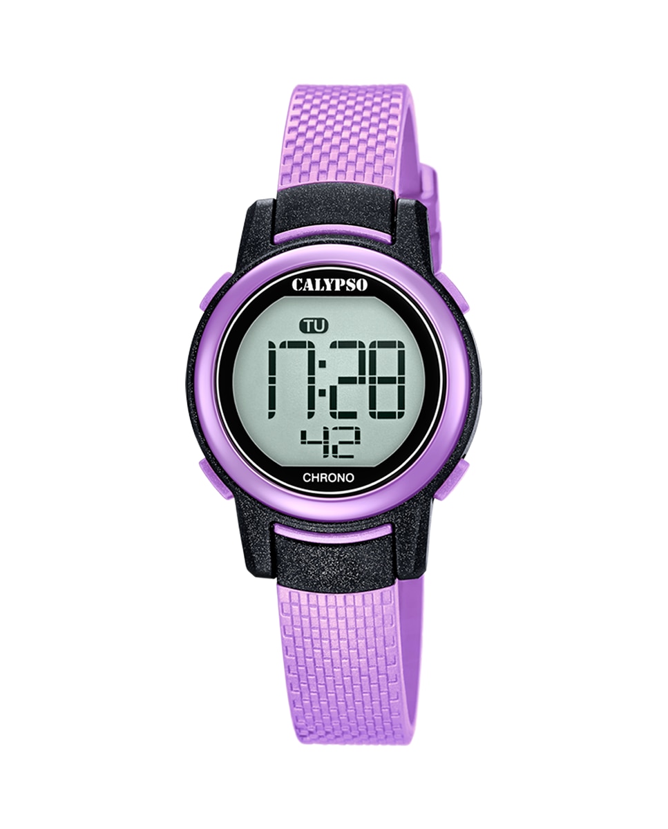 K5736/4 Crush фиолетовые женские часы из каучука Calypso, фиолетовый