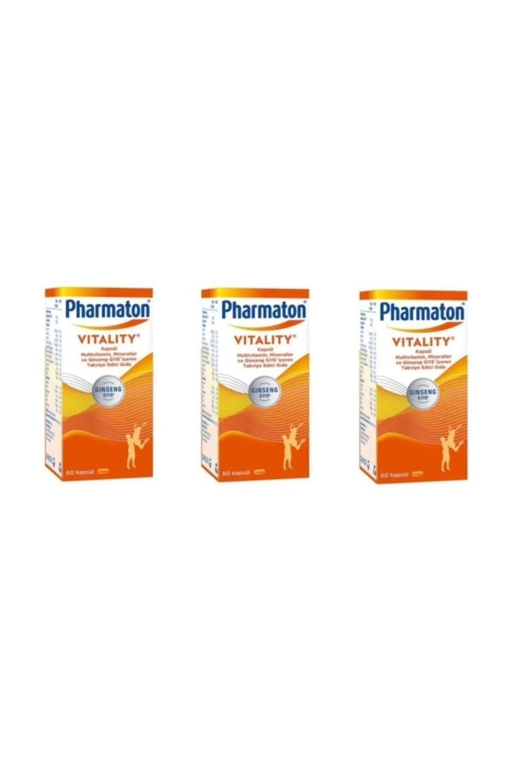 

Pharmaton Vitality 60 капсул 3 штуки
