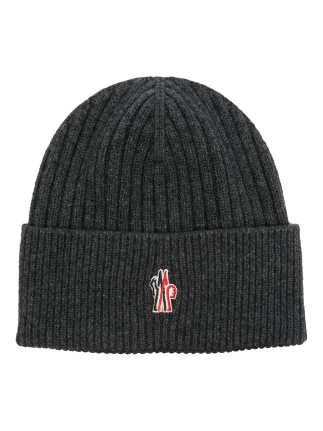 

Шапка-бини в рубчик Moncler Grenoble, серый