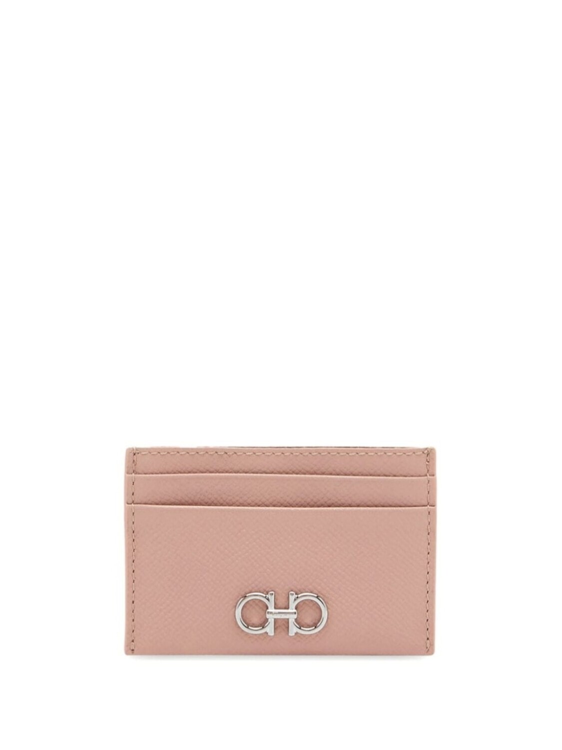 

Ferragamo картхолдер с декором Gancini, розовый