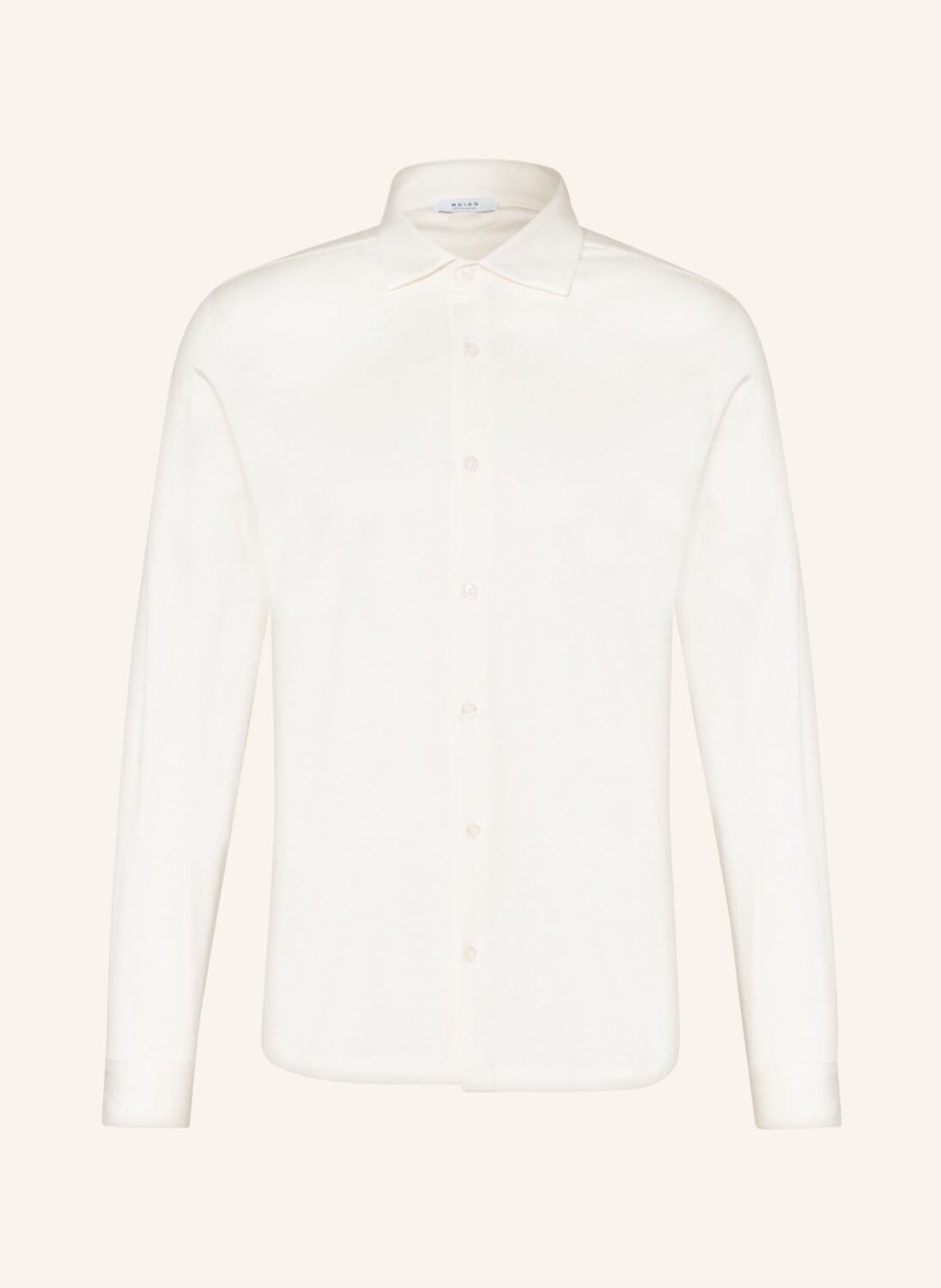 

Рубашка REISS JerseyKING Slim Fit, экру