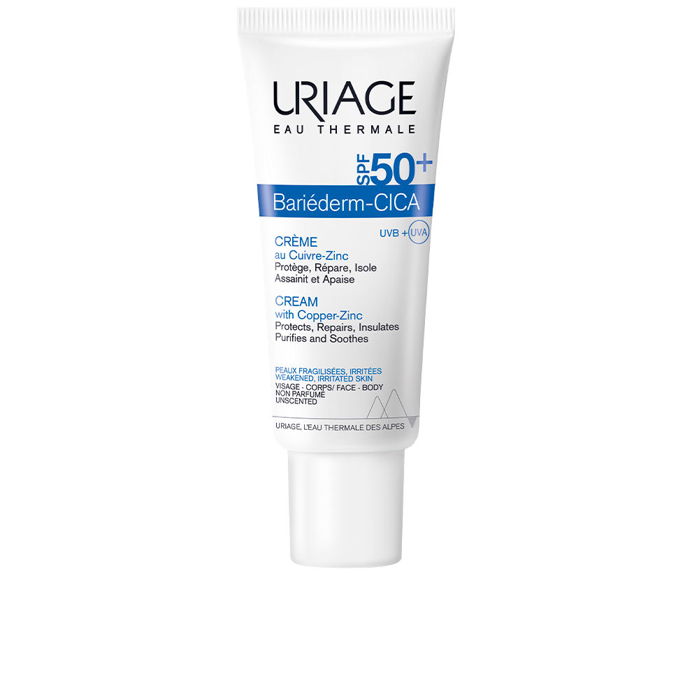 

Увлажняющий крем для тела Bariéderm cica crema spf50+ Uriage, 40 мл