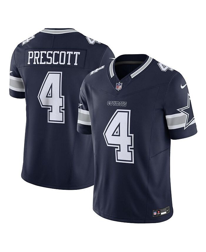 

Мужская темно-синяя майка Dak Prescott Dallas Cowboys Vapor FUSE Limited Nike, синий