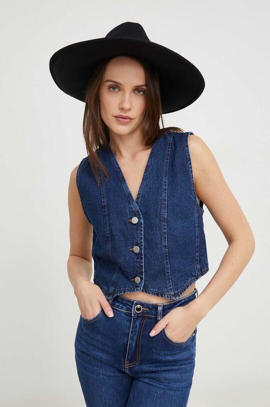 

Джинсовый жилет Answear Lab, синий
