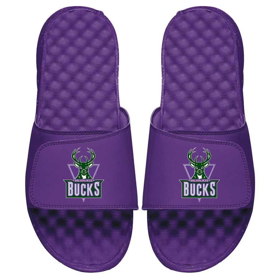 

Шлепанцы ISlide Milwaukee Bucks, фиолетовый
