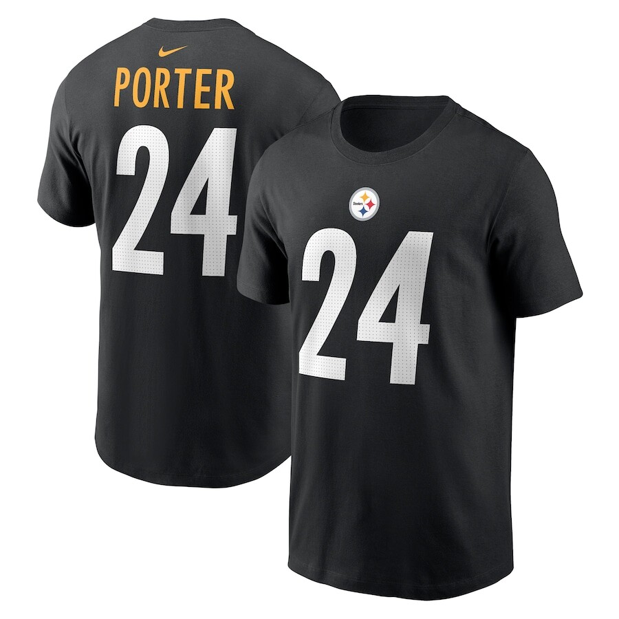 

Футболка с именем и номером Nike Pittsburgh Steelers, черный