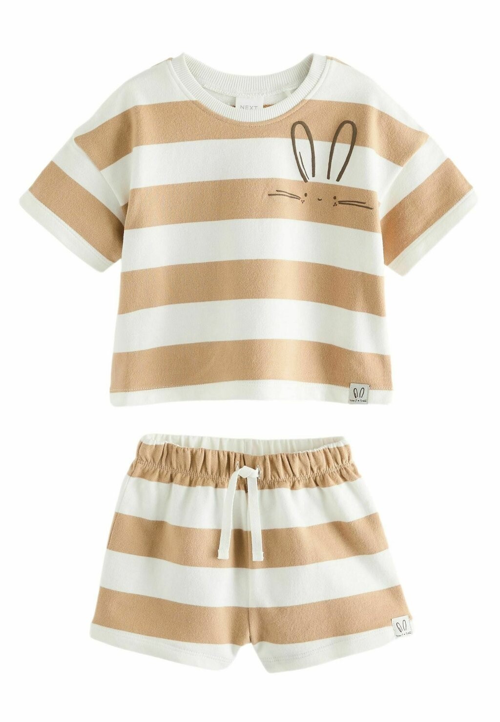 сумка stripe foldaway set next цвет multi colour Шорты SET-REGULAR FIT Next, цвет neutral stripe