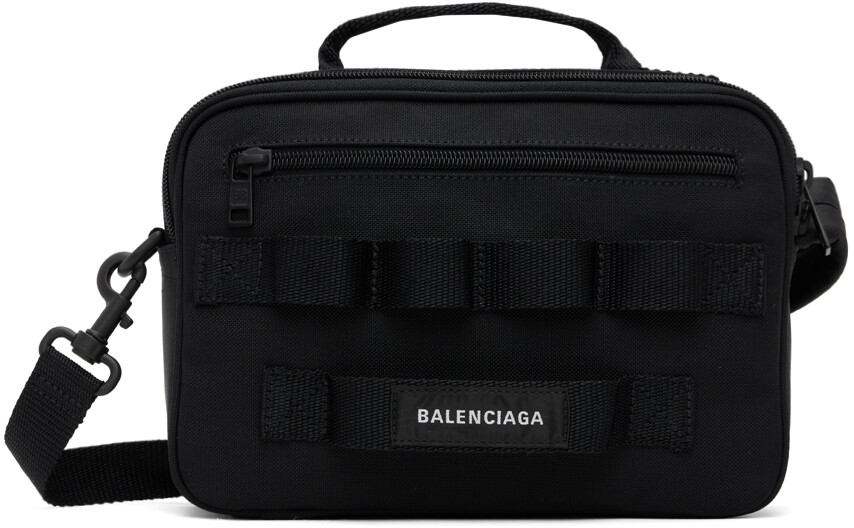 

Черная армейская сумка Balenciaga
