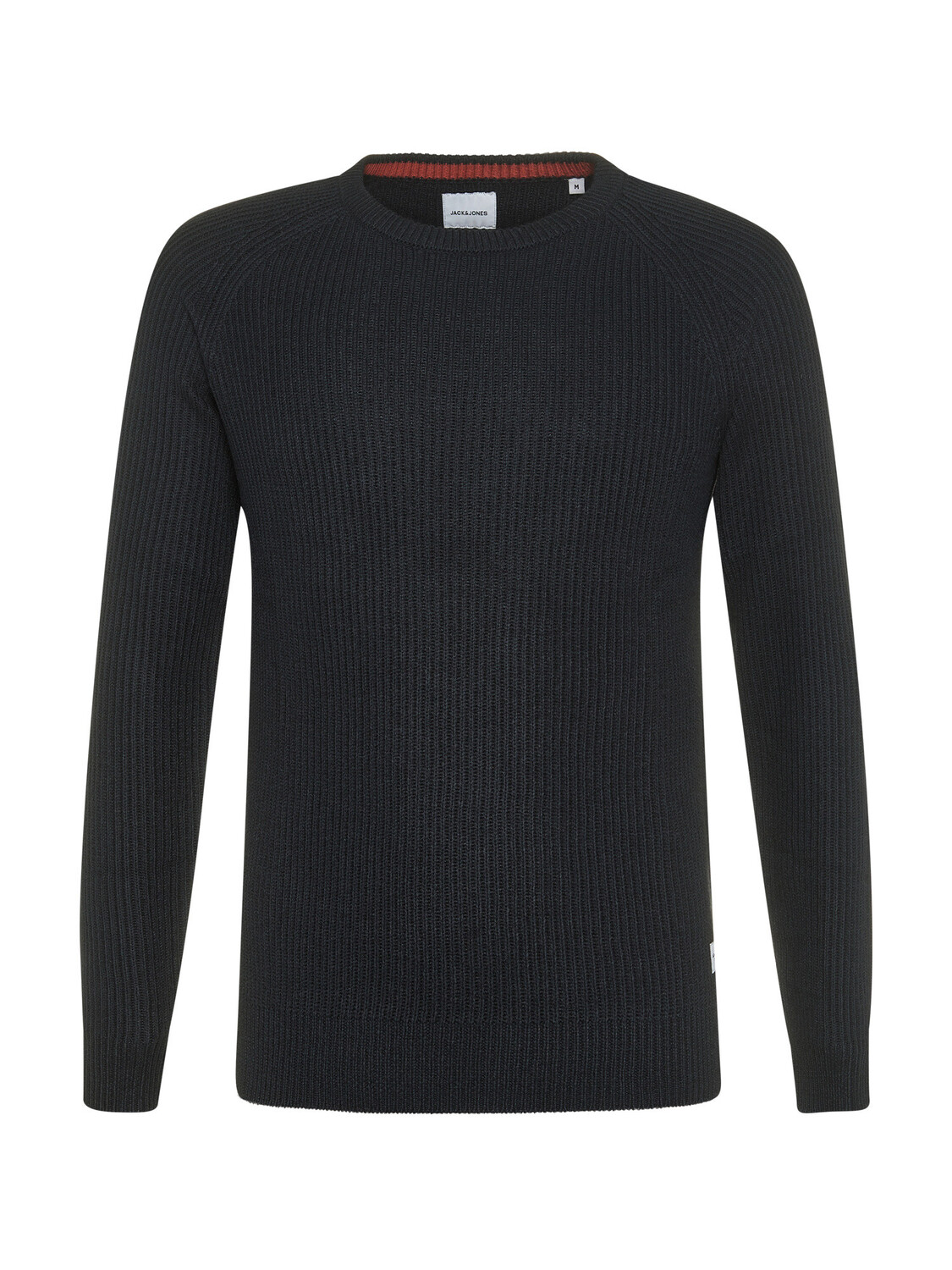 

Вязаный свитер в рубчик Jack & Jones, темно-синий