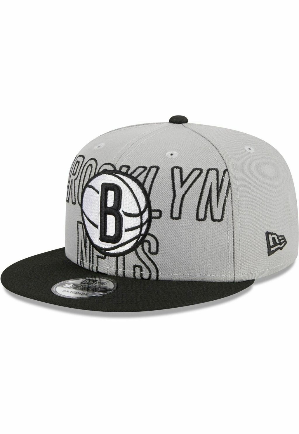 

Бейсболка NBA 2023 DRAFT BROOKLYN NETS New Era, цвет grey