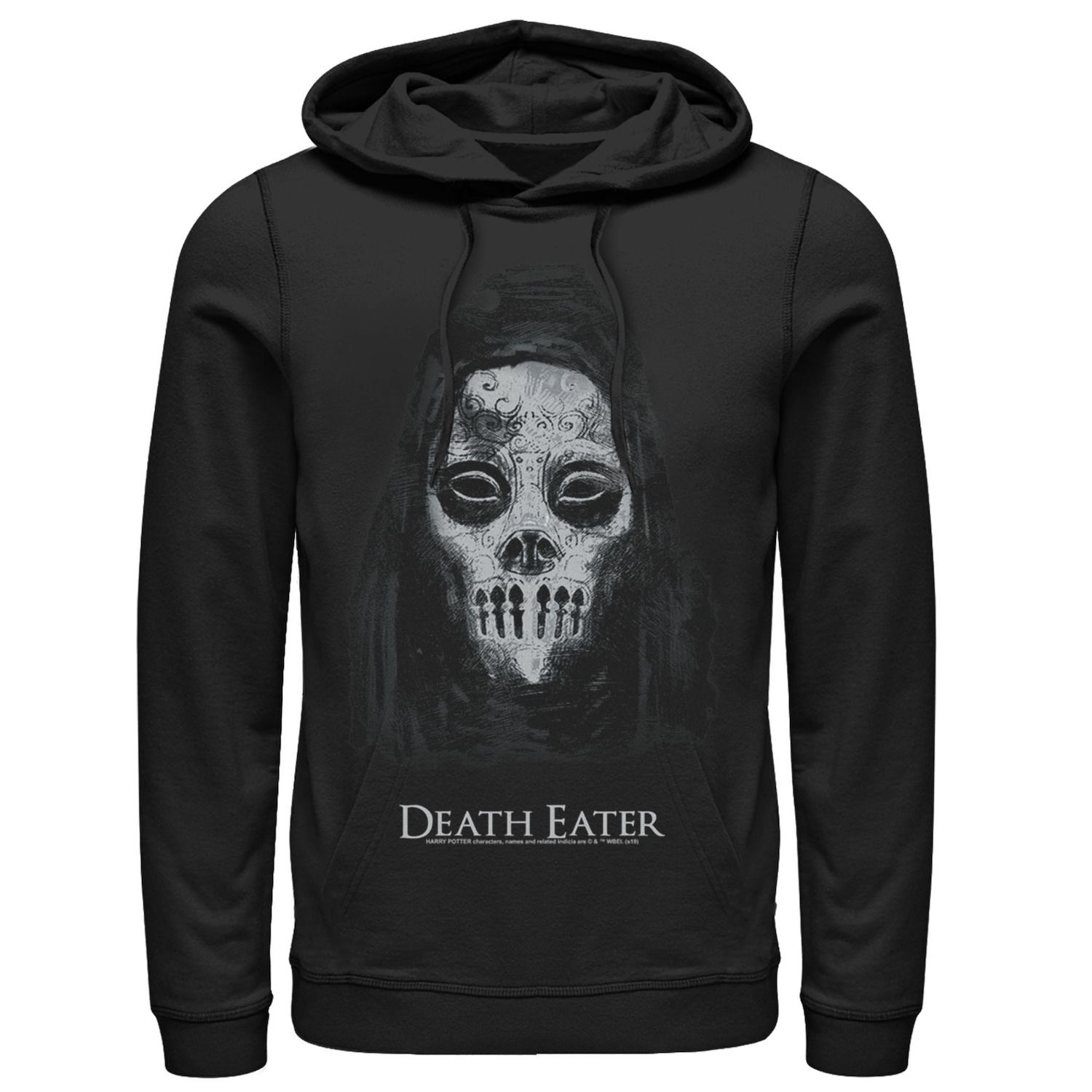 Мужской пуловер с капюшоном и рисунком Death Eater Harry Potter кружка harry potter death eater metallic