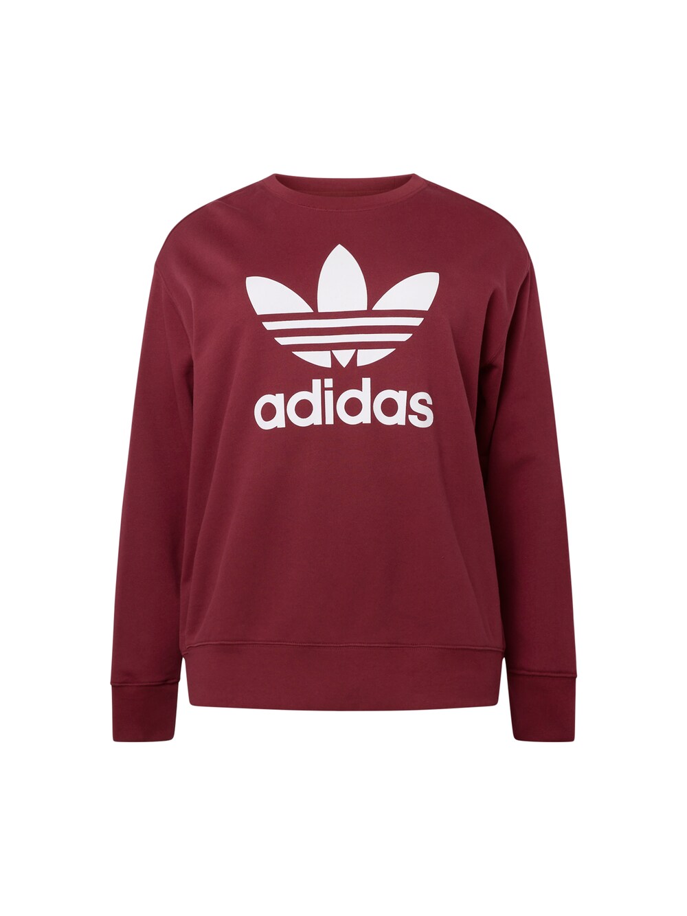 

Толстовка Adidas Trefoil Crew, красное вино, Красный