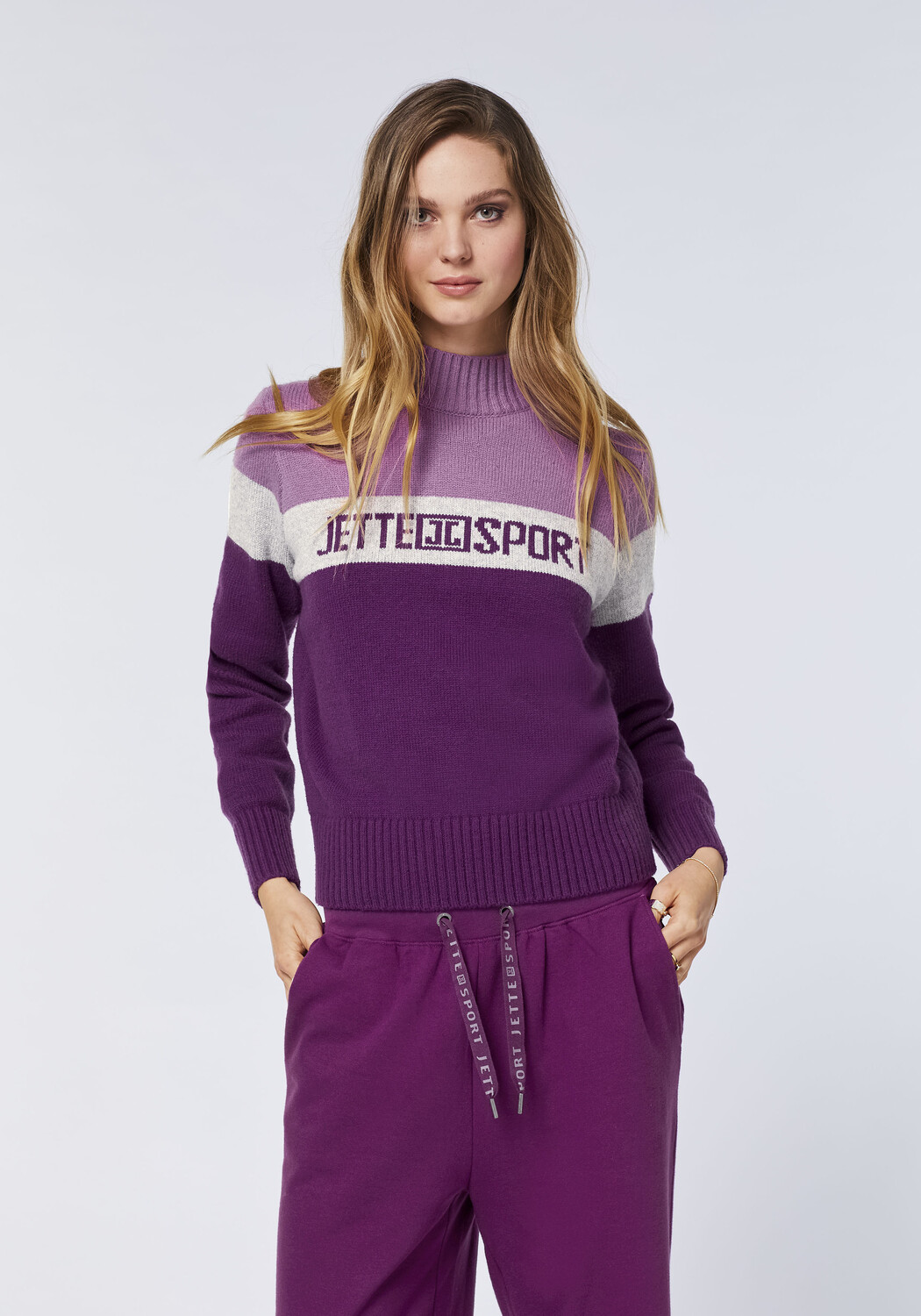 

Свитер Jette Sport Strick, фиолетовый