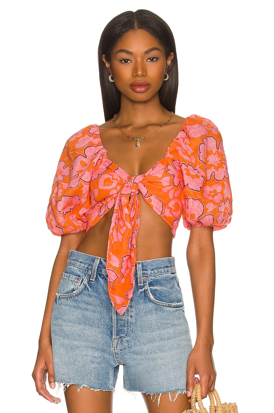 

Топ FAITHFULL THE BRAND x REVOLVE Idrissy, цвет Paraiso Floral Print