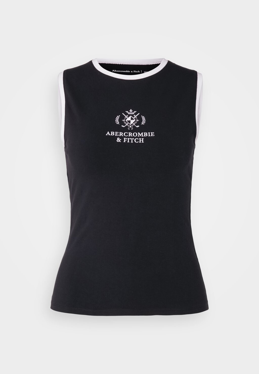 

Топ Retro Logo Crew Tank Abercrombie & Fitch, черная красавица