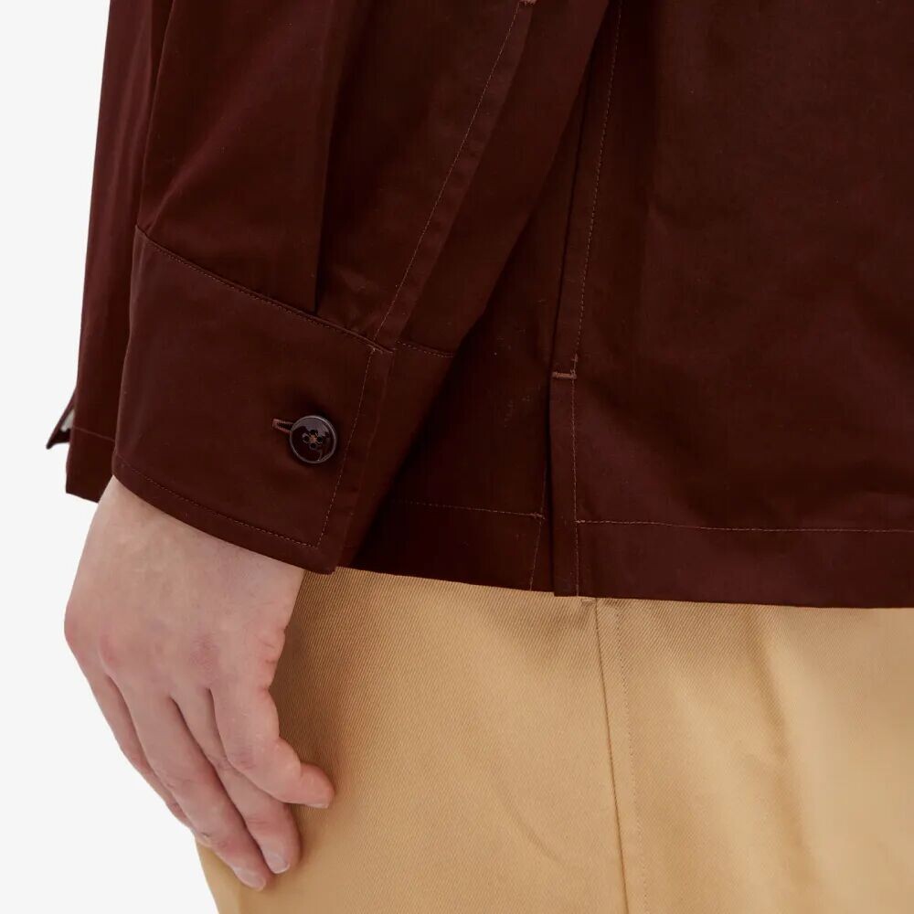 

Jil Sander Рубашка на молнии из органического хлопка, коричневый