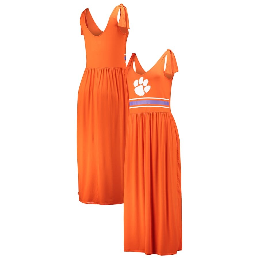 

Платье макси G-III 4Her by Carl Banks Clemson Tigers, оранжевый