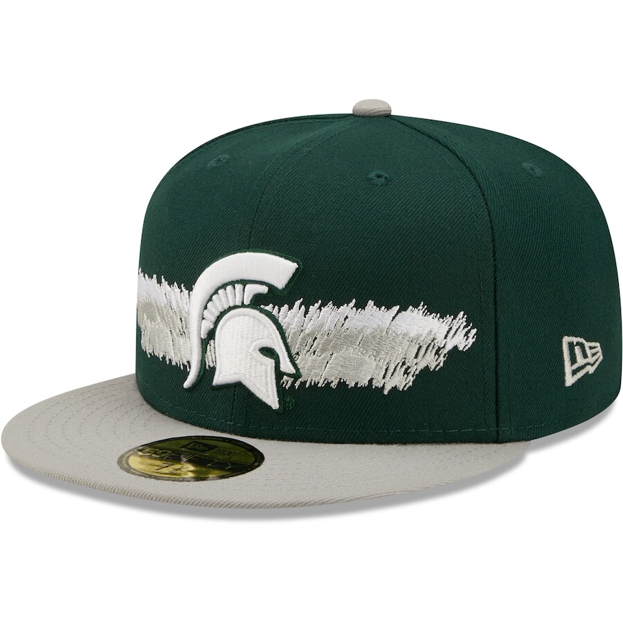 

Бейсболка New Era Michigan State Spartans, зеленый