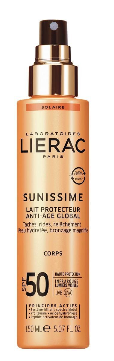 Lierac Sunissime SPF50 лосьон для загара, 150 ml
