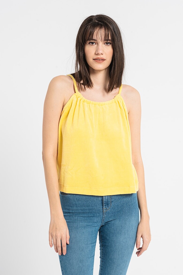 

Плюшевый топ Unica Vero Moda, желтый