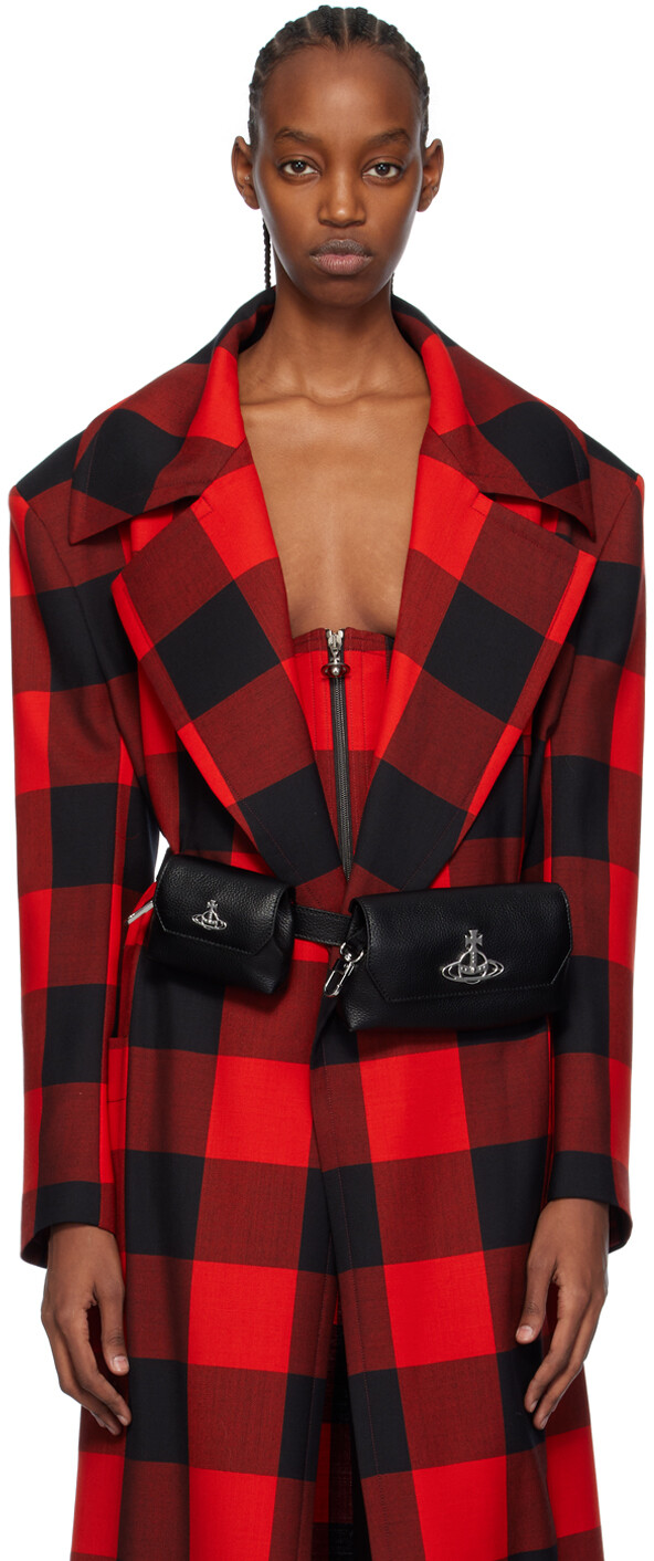 

Черный мульти-ремень Re-Vegan Grain Vivienne Westwood