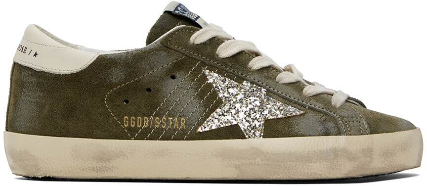 

Кроссовки цвета хаки Super-Star Golden Goose