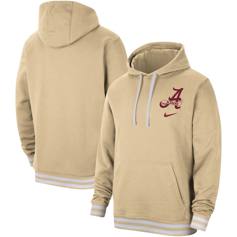 

Пуловер с капюшоном Nike Alabama Crimson Tide, загар