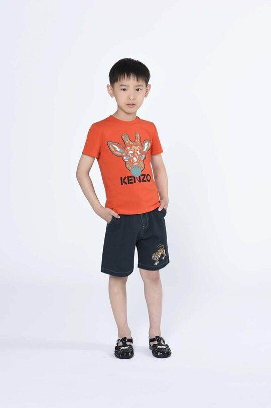 

Детская хлопковая футболка Kenzo Kids Kenzo kids, красный