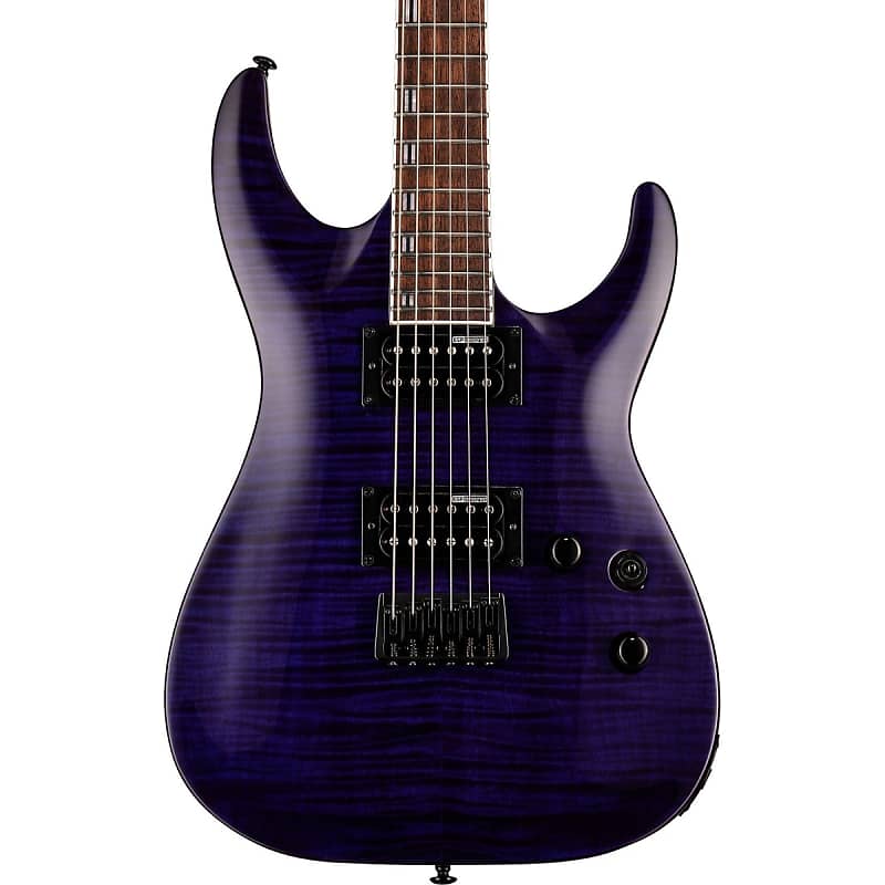 Электрогитара ESP LTD H200FM Electric Guitar, See-Thru Purple
