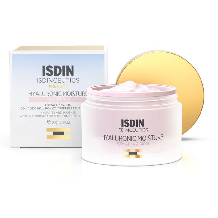Крем для лица Isdinceutics Hyaluronic Moisture Sensitive Crema Facial Ligera Isdin, 50 gr цена и фото