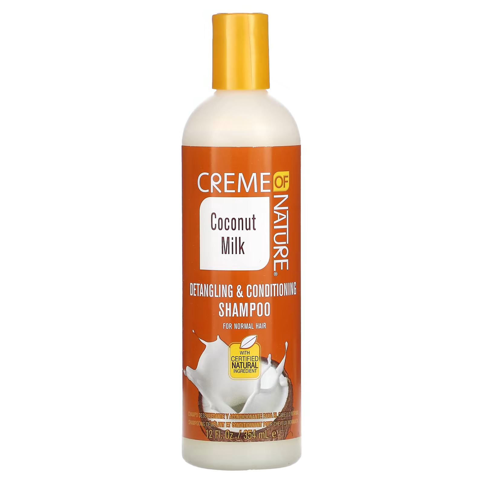 Шампунь-кондиционер Creme Of Nature для нормальных волос с кокосовым молоком, 354 мл