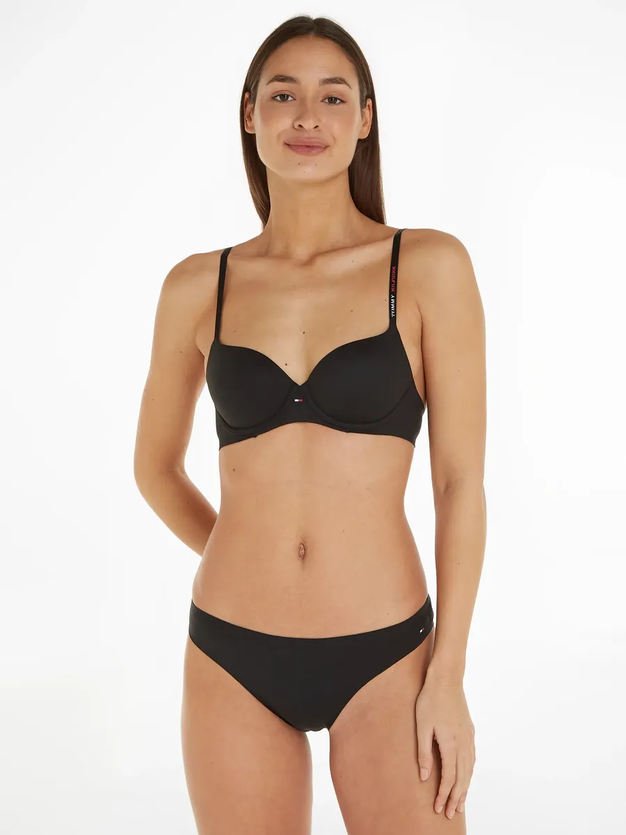 Трусики бикини Tommy Hilfiger Underwear, ультрамягкие, черный