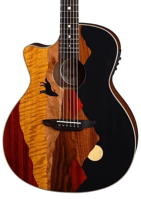 

Акустическая гитара Luna Vista Wolf Tropical Wood Left-Handed Acoustic Guitar w/Case