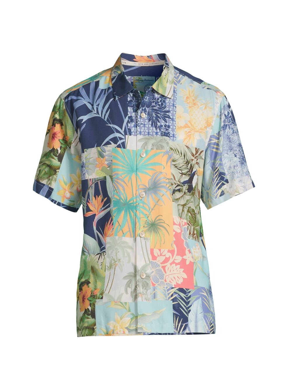 

Шелковая рубашка Patchwork In Paradise с пуговицами спереди Tommy Bahama