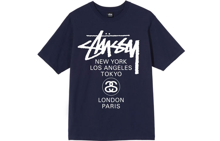 

Футболка World Cruise Series унисекс Stussy, хаки