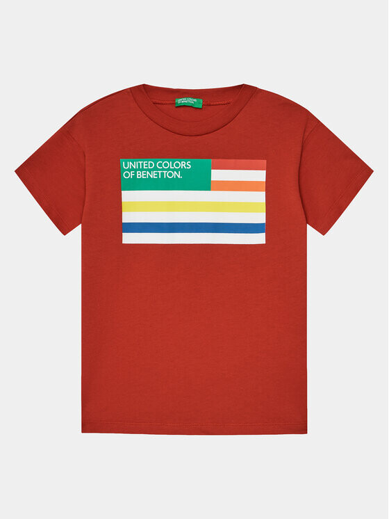 

Футболка стандартного кроя United Colors Of Benetton, красный