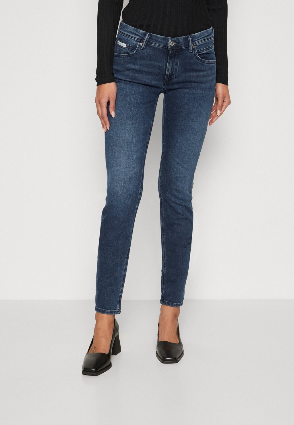 

Джинсы узкого кроя Marc O'Polo DENIM, синий деним