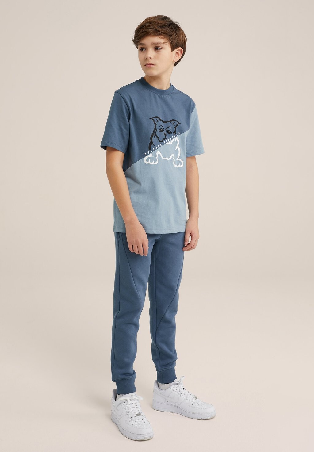 

Футболка с принтом SALTY DOG WE Fashion, цвет blue