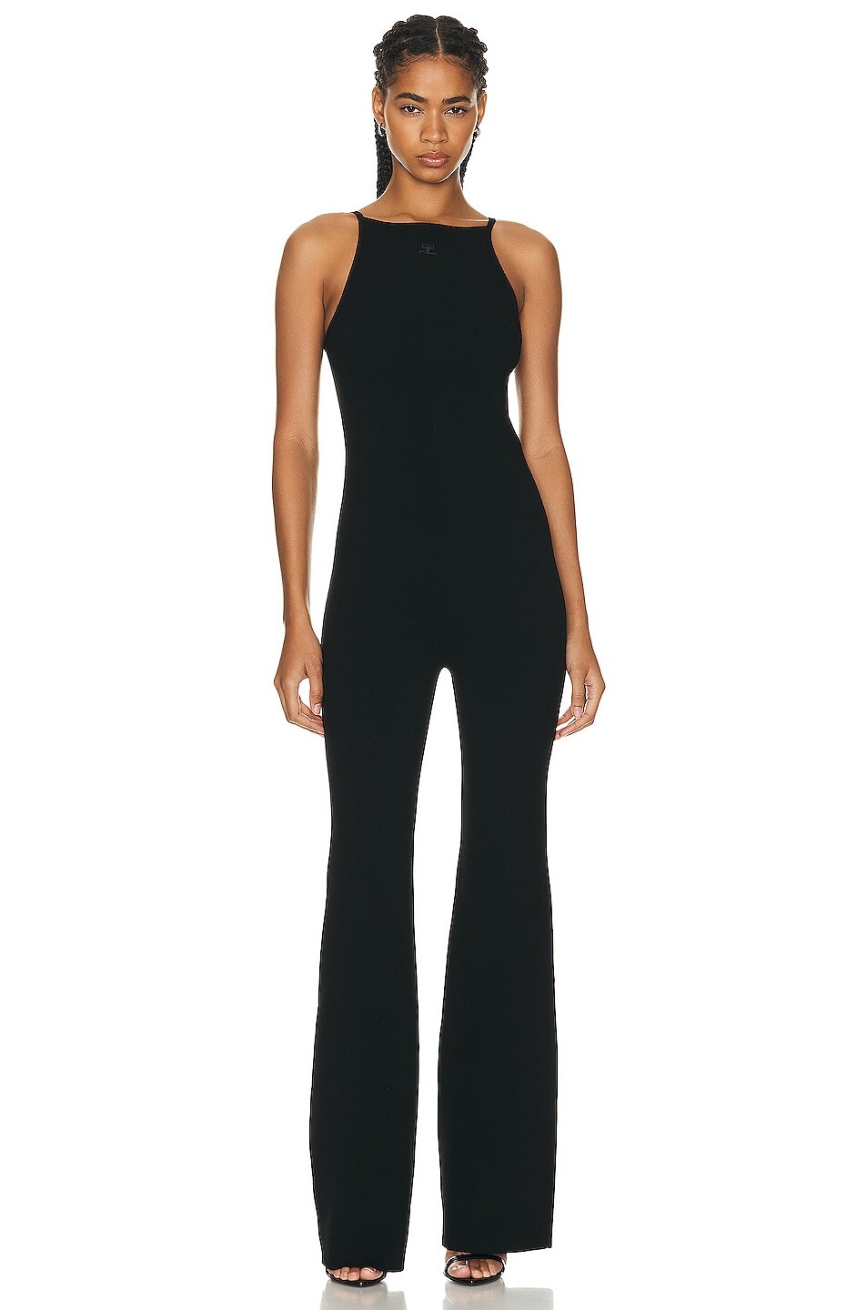

Комбинезон Courreges Neckline Milano Knit, черный