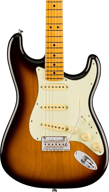 Электрогитара Fender American Professional II Stratocaster, Maple Fingerboard, Anniv. Sunburst fender american professional ii stratocaster с кленовым грифом 2020 present black american professional ii stratocaster with maple fretboard