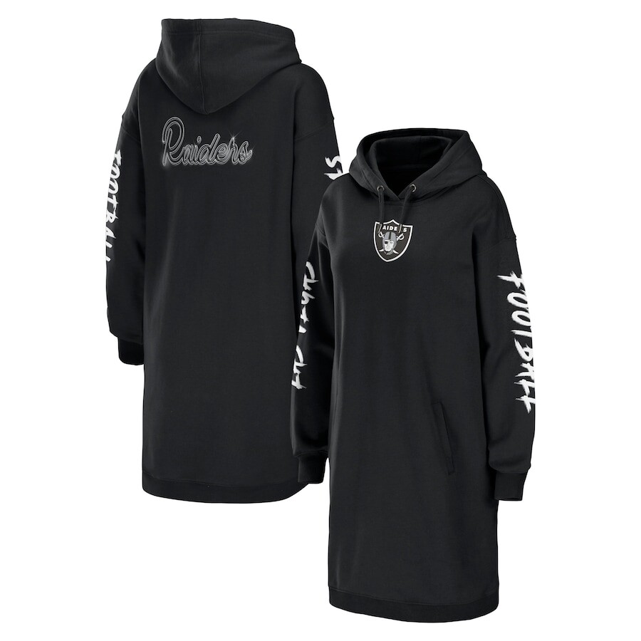 

Платье-худи WEAR by Erin Andrews Las Vegas Raiders, черный