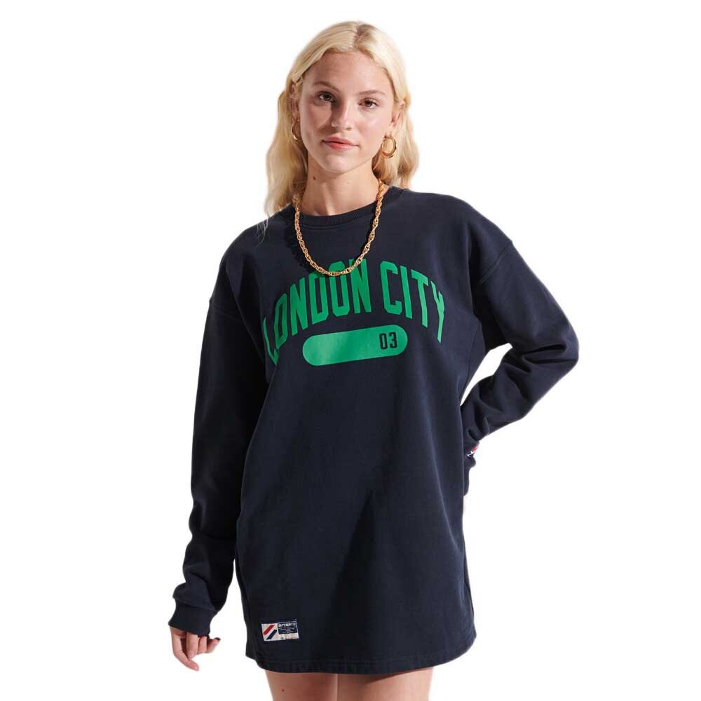 

Платье Superdry City College Crew, синий