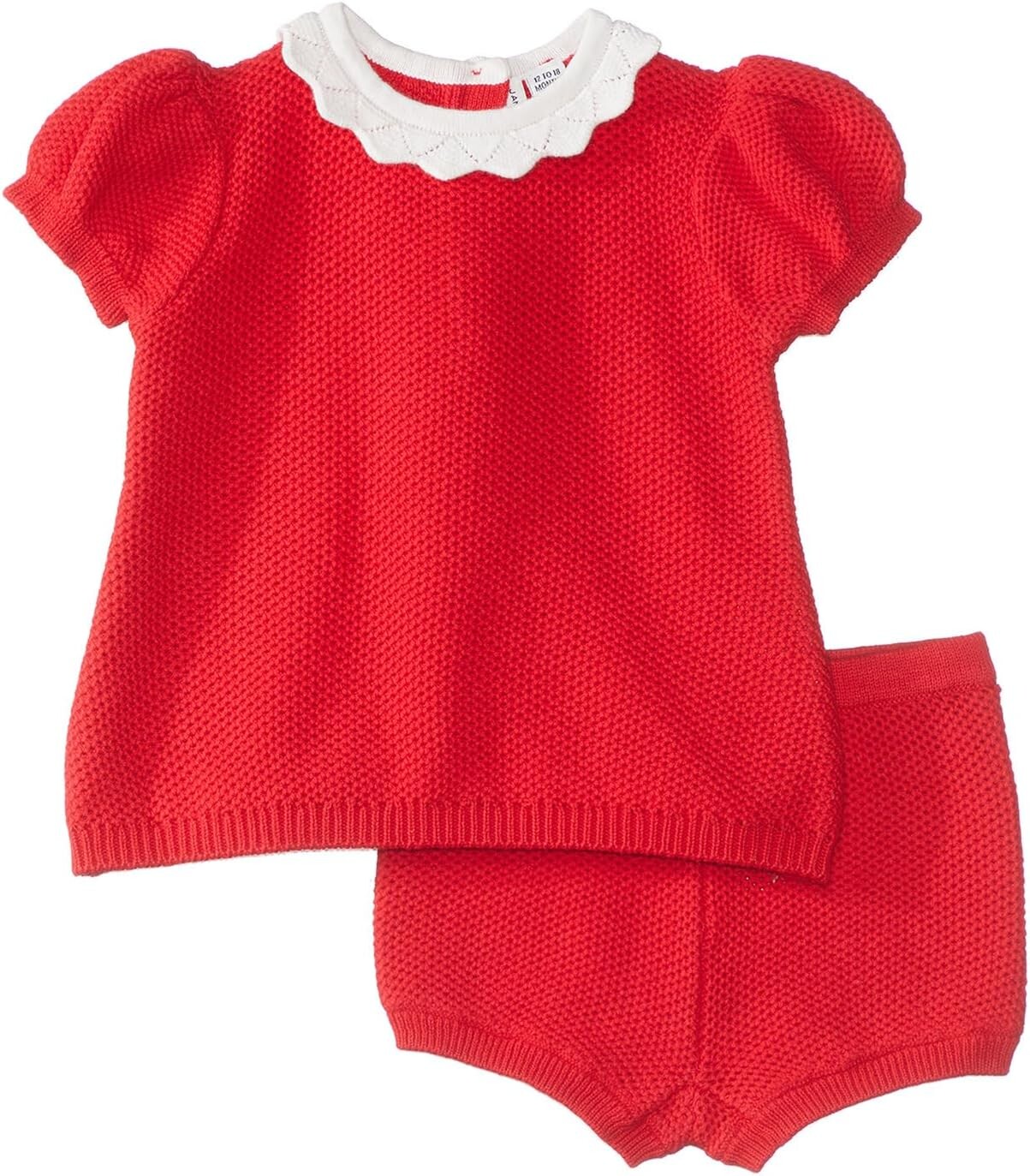

Детский набор Janie and Jack Scallop Trim Sweater Set, красный