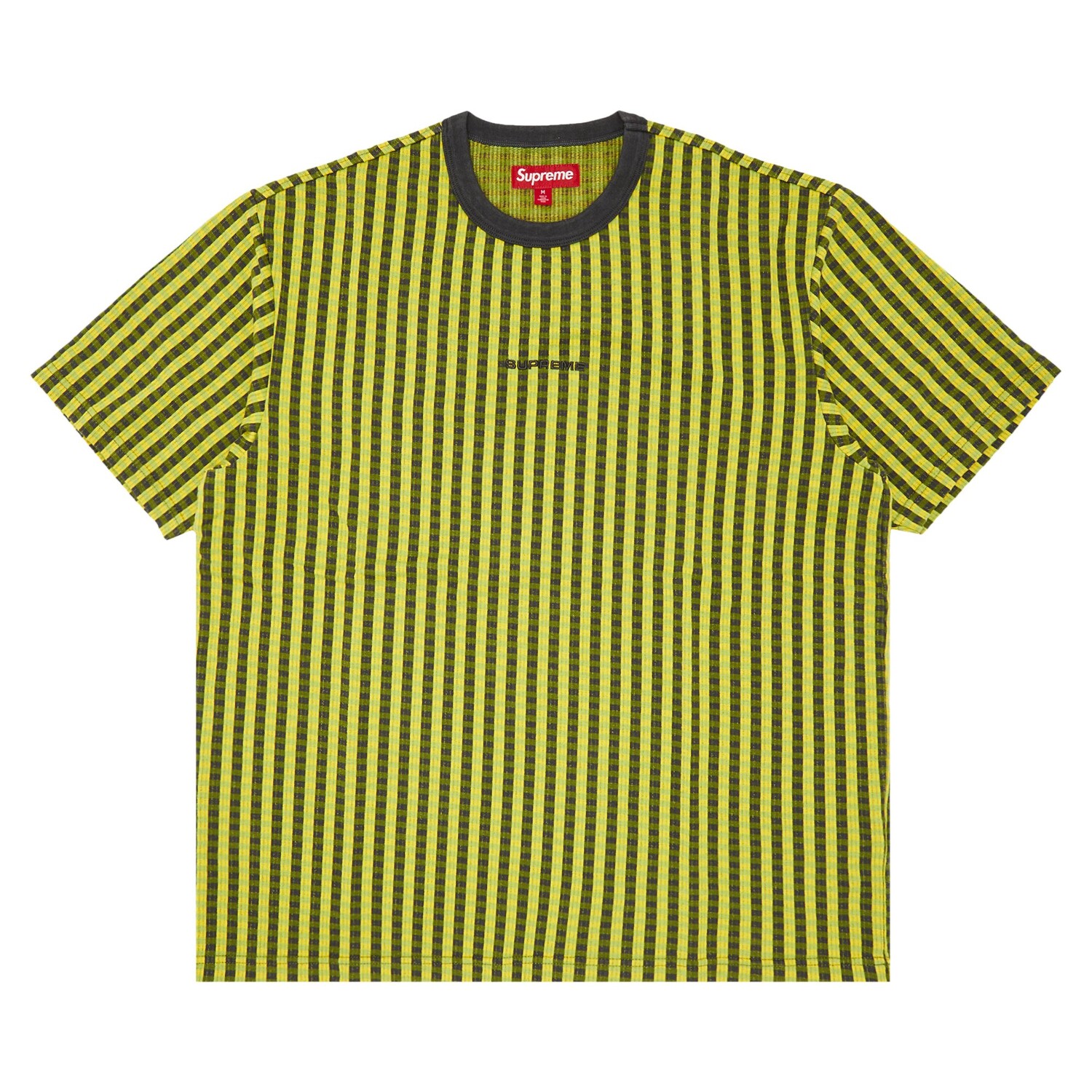 

Жаккардовый топ с короткими рукавами Supreme Grid, цвет Зеленый