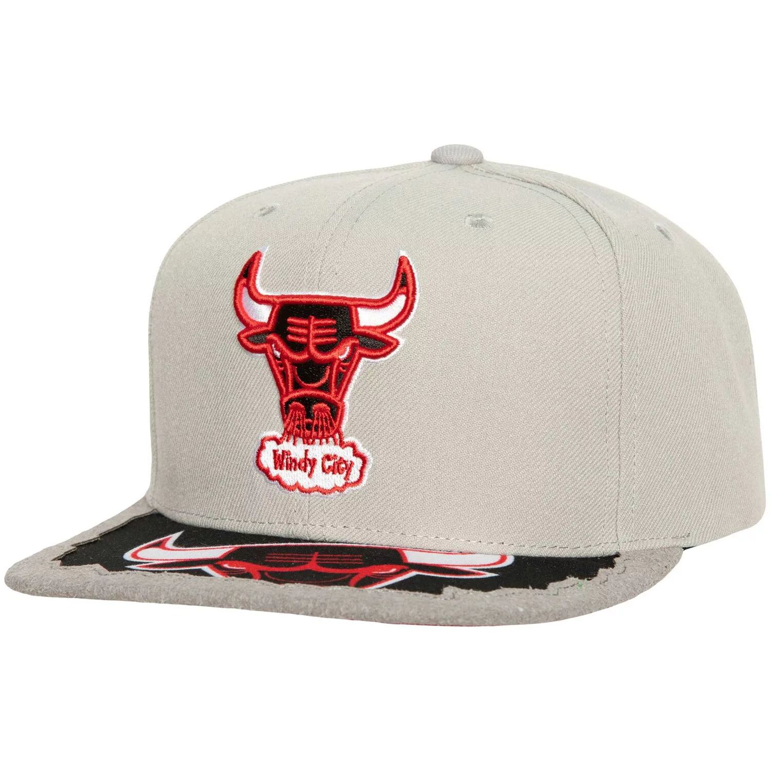 цена Мужская серая кепка Mitchell & Ness Chicago Bulls Munch Time Snapback
