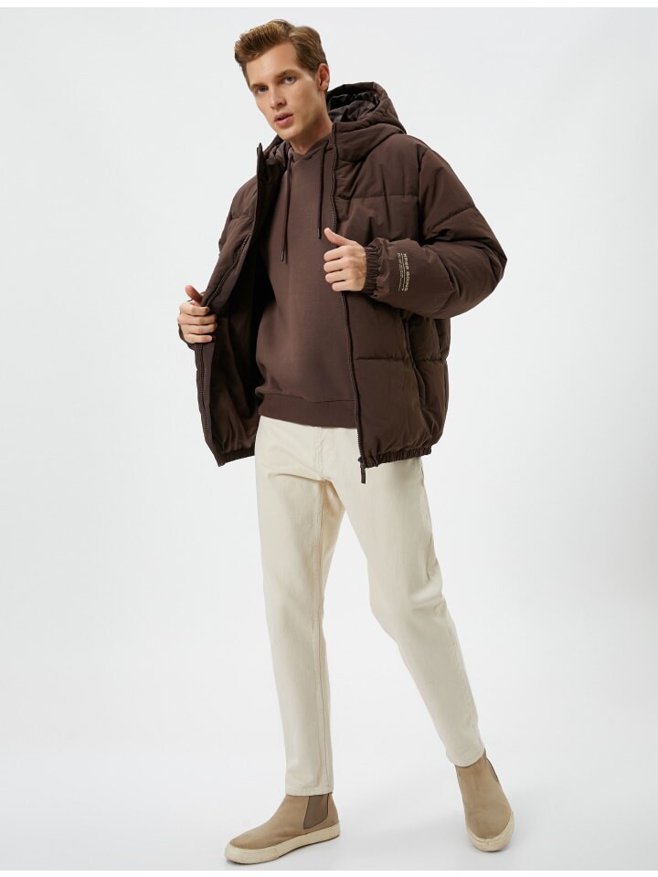 

Куртка KOTON Anorak, коричневый