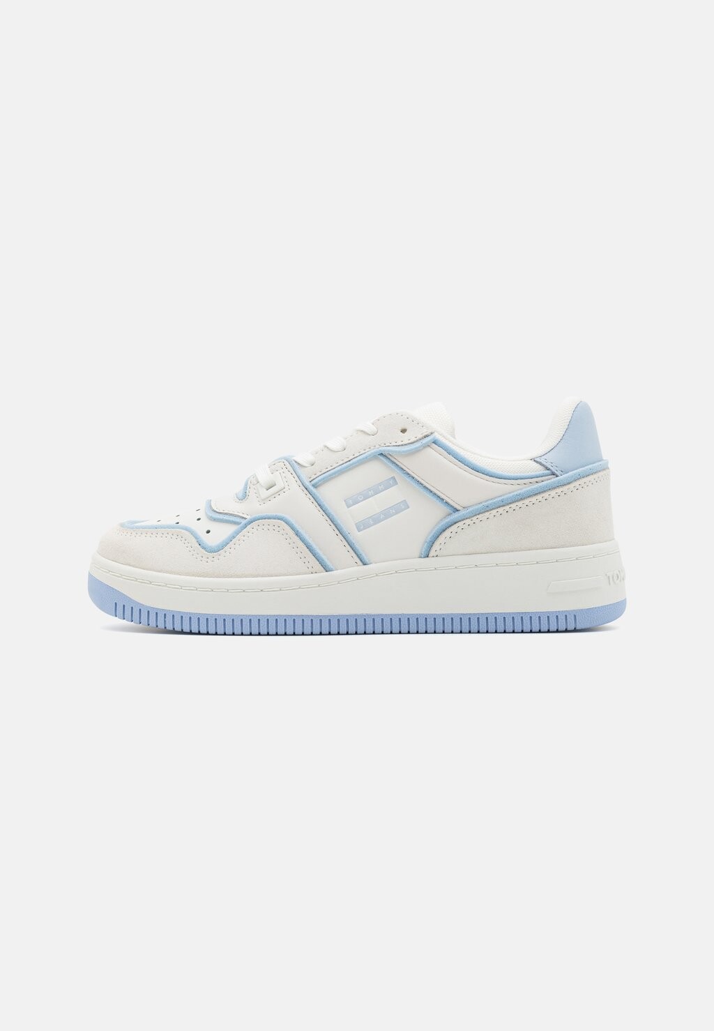 Кроссовки Tommy Jeans RETRO BASKET FOAM EDGE, цвет ecru/breezy blue